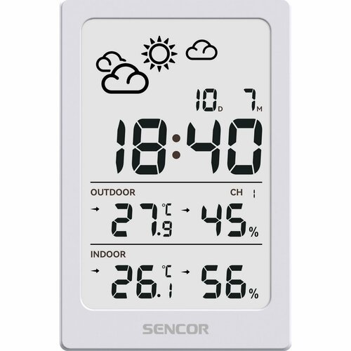 Sencor SWS 2300 W meteostanice, bílá