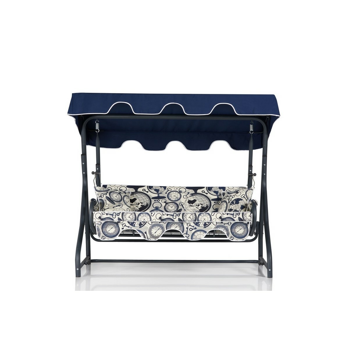 Záhradná hojdačka pre 3 osoby Olea Clock