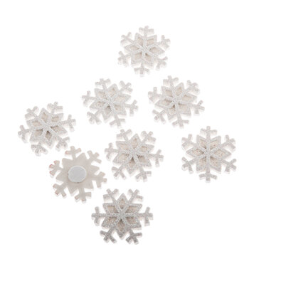 Набір різдвяних прикрас «Сніжинка», 12 шт.,полірезин