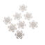 Sada vianočných ozdôb Snehová vločka, 12 ks,polyrezín