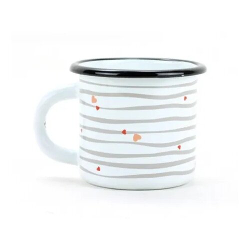 Belis Kubek emaliowany Sowa music, 7 cm, 0,25 l