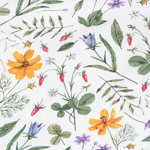4Home Krepp-Bettwäsche Wildflower Bliss, 140 x 200 cm, 70 x 90 cm