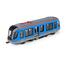 Tramvai din metal Rappa albastru, 20 cm