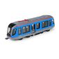 Tramvai din metal Rappa albastru, 20 cm