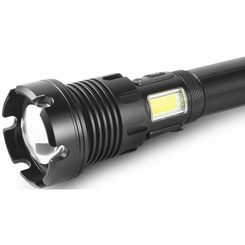 Retlux RLP 401 Taktyczna ręczna latarka ładowalna LED, zasięg 800 m, 15 godzin
