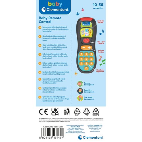 Prima mea telecomandă Clementoni, 17 cm