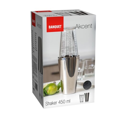 Banquet Šejker za koktajle AKCENT, 0,45 l