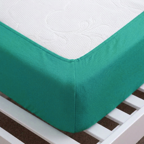 4Home Jersey prostěradlo IDEAL zelený tyrkys, 60 x 120 cm
