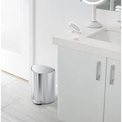 Simplehuman Kosz na śmieci z pedałem 6 l,półokrągły, matowa stal nierdzewna, plastik