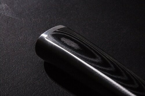 Набір ножів G21 Damascus Premium в бамбуковомублоці, коробка, 3 шт. + точильний камінь