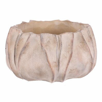 Mască pentru ghiveci, din beton M, bej-gri, 25 x 25 x 14 cm