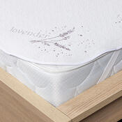 4Home Lavender Wasserdichter Matratzenschoner mit Gummizug, 90 x 200 cm