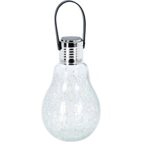 Solárne LED osvetlenie Žiarovka, 7 x 26 cm, 30 LED, teplá biela