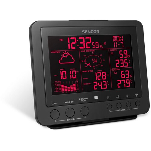 Sencor SWS 9700 Professionelle Wetterstation mitFunksensor 5-in-1