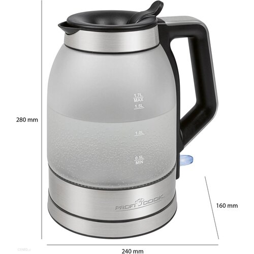 ProfiCook WKS 1215 G gyorsforraló 1,7 l