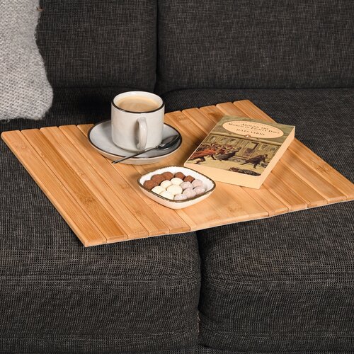 Kesper 58823 Tava pentru canapea din bambus, 42 x34 x 0,8 cm