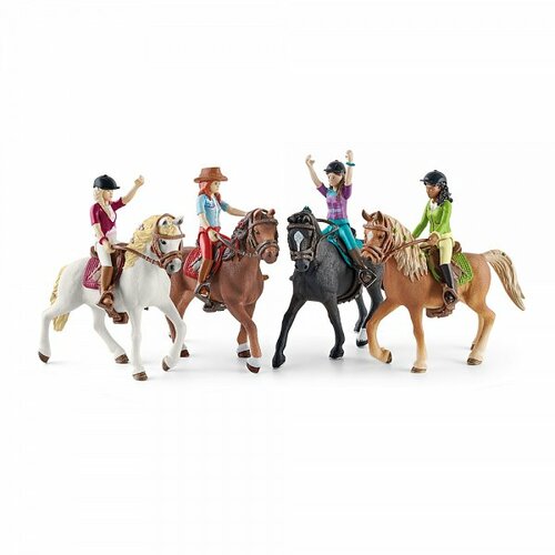Schleich 42541 Rjavolasa Lisa z gibljivimi sklepina konju Storm