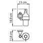 GEDY NV8013 Nevis Dozownik mydła, ceramika, chrom