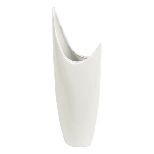Vază ceramică Campanilla, alb, 40,5 cm