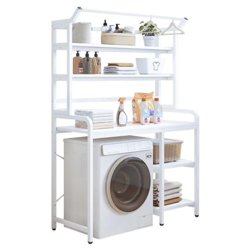 Regál nad pračku JABIR, bílá