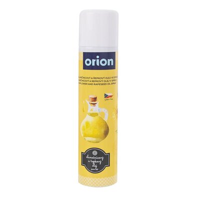 Orion Olej slunečnicový/řepkový na pečení ve spreji, 300 ml