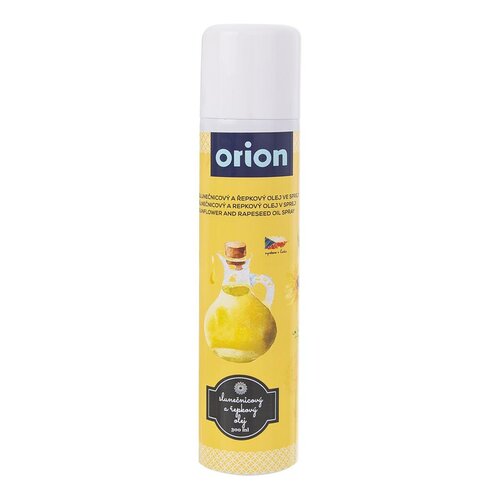 Spray de ulei (floarea-soarelui / rapiță) Orion, pentru copt