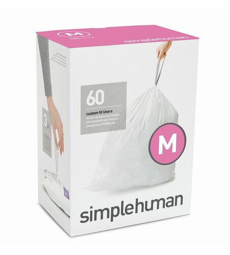 Simplehuman zsák szemeteskosárba M 45 l, 60 db