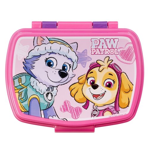 Stor Svačinový box Paw patrol 17,5 x 14,5 x 6,5cm, roza