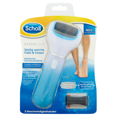 Scholl Električni pilnik za stopala + 2 rotacijskeglave Velvet Smooth