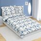 Bellatex Krep posteljno perilo Flower blue , 140 x220 cm, 70 x 90 cm