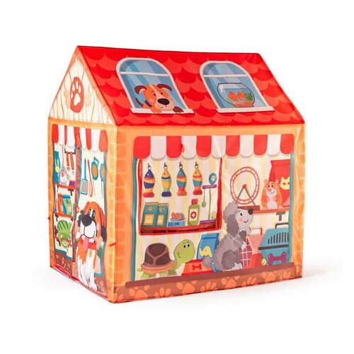 Woddy Namiot dziecięcy Domek Pet Shop, 95 x 72 x 102 cm