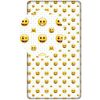 Lenjerie de pat Jerry Fabrics Emoji, de copii, din bumbac, 90 x 200 cm