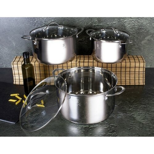 Berlinger Haus 6-delni set nerjavečega posodjaSilver Jewellery Collection