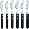 Amefa 6-częściowy zestaw widelców do steków Pizza