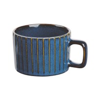Altom Порцелянова чашка Reactive Stripes синій, 220 мл