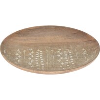 Декоративна тарілка з дерева манго Tamala, 30 x 2 см