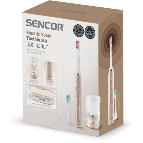 Sencor SOC 4211GD szonikus fogkefe