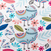 4Home Krepové povlečení Birds, 140 x 220 cm, 70 x 90 cm