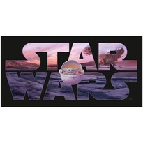 Star Wars Mandalorian fürdőlepedő, 70 x 140 cm Star Wars Mandalorian fürdőlepedő, 70 x 140 cm