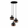 Lampa wisząca Yildo - 6871, czarna-miedziana