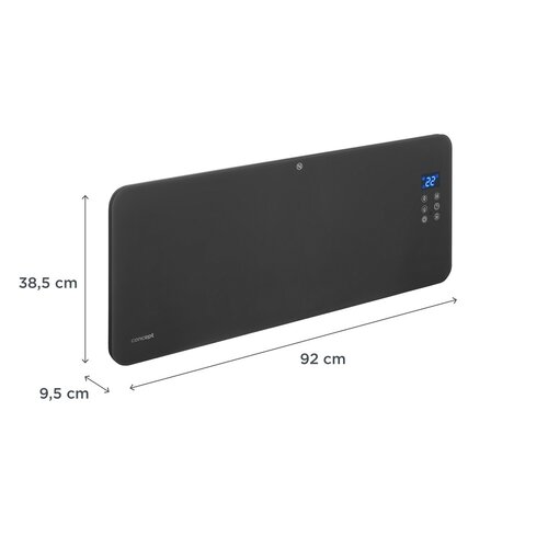Concept KS4100 Smart üvegkonvektor, szürke