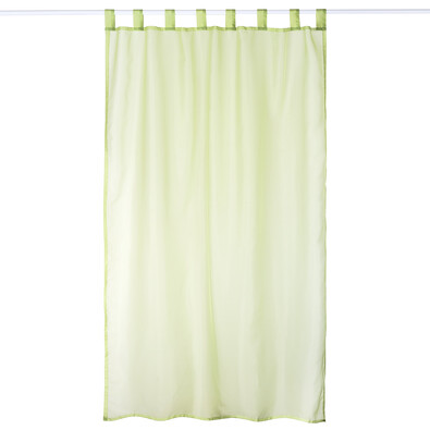 Zasłona David zielony, 140 x 245 cm, komplet 2 szt.