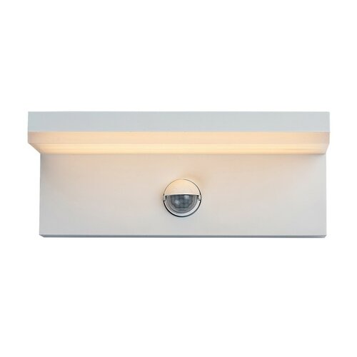 Rabalux 77116 venkovní nástěnné LED svítidloZaragoza, se senzorem, 9W, IP54, bílá