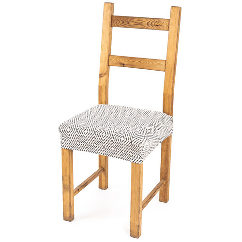 4Home Napínací potah na sedák na židli ComfortPlus Geometry, 40 - 50 cm, set 2 kos