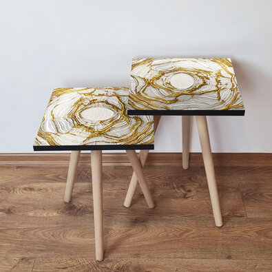 Beistelltisch 2SHP Beige, 2 Stück