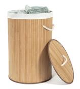 Compactor Koš na špinavé prádlo Bamboo kulatý,přírodní