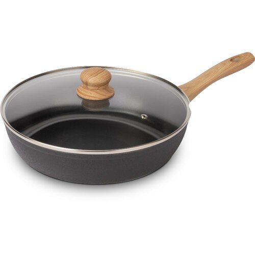 Lamart LT1259 patelnia z pokrywką Natur, średnica28 cm