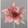Umělá Poinsettie růžová, 25 cm
