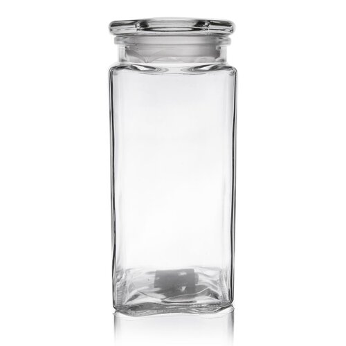 Orion Glasdose mit Deckel 1,8 l, eckig