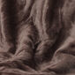 Pătură XXL/Cuvertură de pat maro închis, 200 x 220 cm